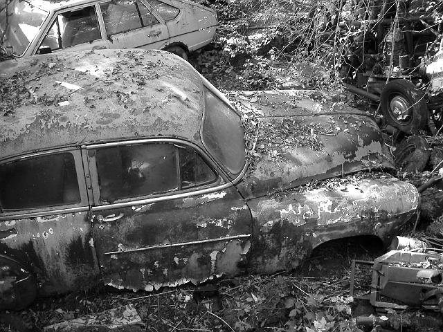 Autofriedhof - 166.JPG - Historischer Autofriedhof,    Gürbetal (CH)
